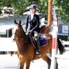 Kaley Cuoco fait du cheval à Los Angeles, le 24 avril 2014
