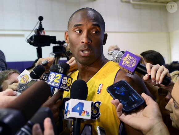 Kobe Bryant lors du media day des Lakers, à El Segundo en Californie, le 28 septembre 2013