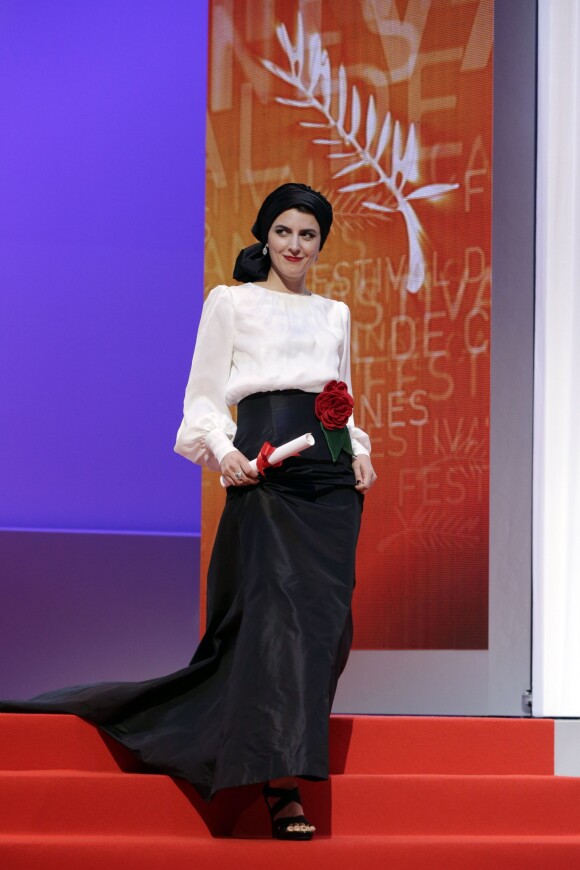 Leïla Hatami lors de la clôture du Festival de Cannes 2012