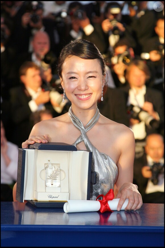 Jeon Do-yeon et son prix d'interprétation pour Secret Sunshine au Festival de Cannes 2007