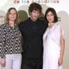 Emmanuelle Béart, Cecile Telerman et Quim Gutierrez - Photocall du film "Les Yeux Jaunes des Crocodiles" à Madrid, le 30 avril 2014.