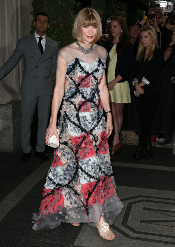 Anna Wintour arrive au Up and Down pour l'after-party du Met Gala. New York, le 5 mai 2014.