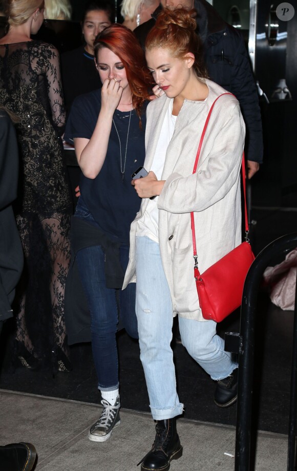Kristen Stewart arrive au Up and Down pour l'after-party du Met Gala. New York, le 5 mai 2014.
