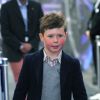 Le prince Christian de Danemark arrive pour assister à une répétition à la veille de l'Eurovision, le 8 mai 2014 à Copenhague.