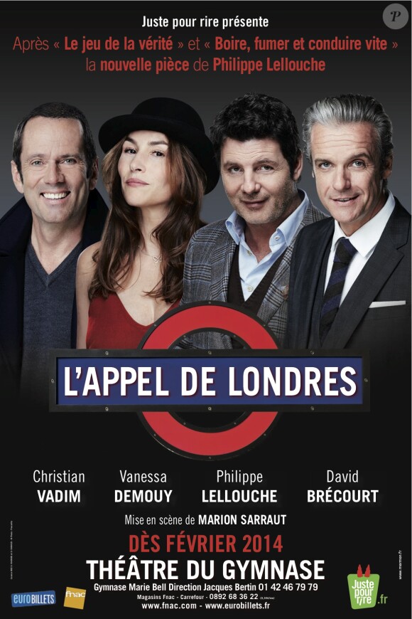 "L'Appel de Londres", mise en scène Marion Sarraut, au théâtre du Gymnase à Paris du 20 février au 31 mai 2014.