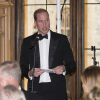Le prince William lors de son discours, le 13 mai 2014 au château de Windsor, lors d'une soirée de bienfaisance au profit du Royal Marsden Hospital dont le duc de Cambridge est le président, organisée avec Ralph Lauren.