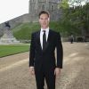Benedict Cumberbatch posant à son arrivée au château de Windsor, le 13 mai 2014, pour le gala au profit du Royal Marsden Hospital organisé par le prince William et Ralph Lauren.