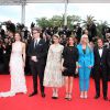 Carole Bouquet, Nicolas Winding Refn, Leila Hatami, Sofia Coppola, Jane Campion, Gaël Garcia Bernal, Jia Zhangke, Jeon Do-yeon et Willem Dafoe (Jury) - Montée des marches du film "Grace de Monaco" pour l'ouverture du 67 ème Festival du film de Cannes le 14 mai 2014