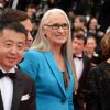 La présidente du jury Jane Campion - Montée des marches du film "Grace de Monaco" pour l'ouverture du 67 ème Festival du film de Cannes le 14 mai 2014