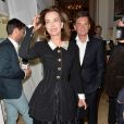  Carole Bouquet et son ami Philippe Sereys de Rothschild lors de la 4e &eacute;dition du Gala "PlaNet Finance" au Carlton lors du 67e festival international du film de Cannes le 15 mai 2014 