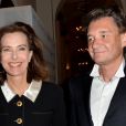  Carole Bouquet et Philippe Sereys de Rothschild lors de la 4&egrave;me &eacute;dition du Gala "PlaNet Finance" au Carlton lors du 67&egrave;me festival international du film de Cannes le 15 mai 2014 