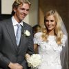 James Cook et Poppy Delevingne se sont dit oui en l'église St Paul dans le quartier de Knightsbridge à Londres, le 16 mai 2014.