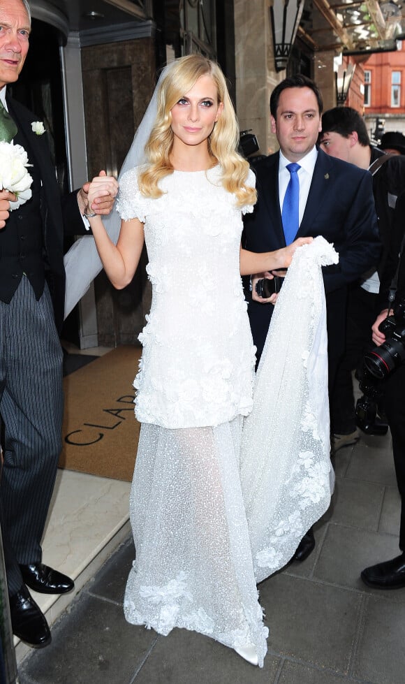 Poppy Delevingne s'est mariée avec James Cook en l'église St Paul à Londres, le 16 mai 2014.