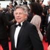 Roman Polanski lors de la montée des marches du film Saint Laurent et l'hommage au cinéma d'animation au Festival de Cannes le 17 mai 2014