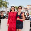 Monica Bellucci et Alice Rohrwacher - Photocall du film "Le Meraviglie" (Les Merveilles) lors du 67e Festival international du film de Cannes, le 18 mai 2014