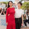 Monica Bellucci et Alba Rohrwacher - Photocall du film "Le Meraviglie" (Les Merveilles) lors du 67e Festival international du film de Cannes, le 18 mai 2014