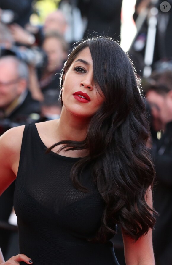 Leïla Bekhti, divine le 18 mai 2014 lors de la montée des marches à Cannes