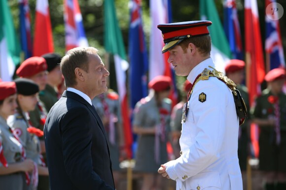 Le prince Harry en Italie le 18 mai 2014 pour les commémorations du 70e anniversaire de la bataille de Monte Cassino (Seconde Guerre mondiale).