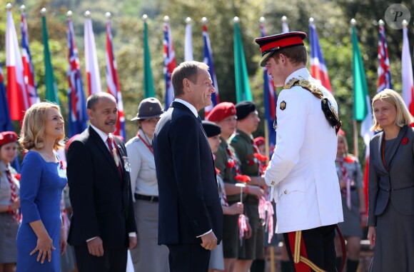Le prince Harry en Italie le 18 mai 2014 pour les commémorations du 70e anniversaire de la bataille de Monte Cassino (Seconde Guerre mondiale).