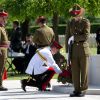 Le prince Harry en Italie le 18 mai 2014 pour les commémorations du 70e anniversaire de la bataille de Monte Cassino (Seconde Guerre mondiale).