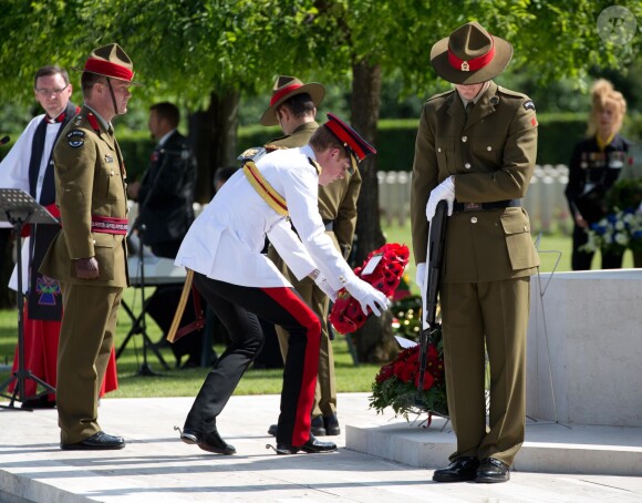 Le prince Harry en Italie le 18 mai 2014 pour les commémorations du 70e anniversaire de la bataille de Monte Cassino (Seconde Guerre mondiale).