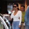 Kim Kardashian et Kanye West s'achètent des glaces dans une boutique Häagen Dazs. Paris, le 18 mai 2014.