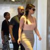 Kim Kardashiane et Kanye West font du shopping chez colette. Paris, le 19 mai 2014.