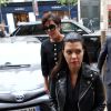 Kris Jenner et sa fille Kourtney Kardashian - Le clan Kardashian se retrouve à la résidence hôtelière où Kim Kardashian et Kanye West résident. Paris 20 mai 2014