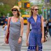 Doutzen Kroes et Candice Swanepoel à New York, le 12 mai 2014.