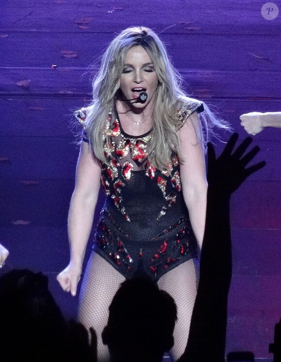 Britney Spears présente son show Piece of me au Planet Hollywood Resort à Las Vegas, le 27 décembre 2013.