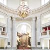 Photo de l'intérieur de la chapelle royale au palais, à Stockholm, où la princesse Leonore de Suède sera baptisée le 8 juin 2014