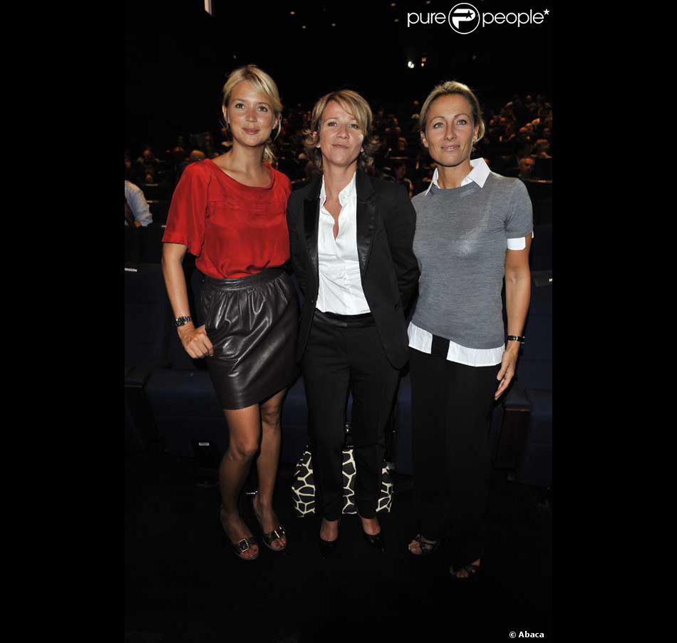 Virginie Efira Ariane Massenet Et Anne Sophie Lapix A La Rentree Canal Purepeople