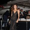 Irina Shayk assiste à la soirée organisée par Roberto Cavalli, sur le yacht Sirocco Douglas. Cannes, le 21 mai 2014.