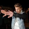 Justin Bieber assiste à la soirée organisée par Roberto Cavalli, sur le yacht Sirocco Douglas. Cannes, le 21 mai 2014.