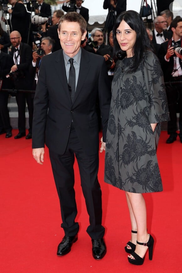 Willem Dafoe et sa femme Giada Colagrande - Montée des marches du film "Jimmy's Hall" lors du 67 ème Festival du film de Cannes – Cannes le 22 mai 2014.  Red carpet for the movie "Jimmy’s Hall " during the 67 th Cannes Film festival - Cannes 22/05/201422/05/2014 - Cannes
