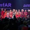 Sharon Stone anime la vente aux enchères de la Red Collection lors du 21e gala de l'amfAR - Cinema Against AIDS à l'Eden Roc. Cap d'Antibes, le 22 mai 2014.