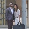 Eva Longoria et José Antonio Bastos à la sortie d'une boutique Barbara Bui à Beverly Hills, le 22 mai 2014.