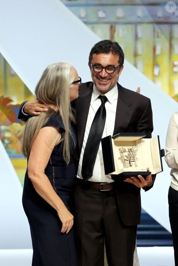 Jane Campion et Nuri Bilge Ceylan (Palme d'Or pour "Winter Sleep") - Cérémonie de clôture du 67e Festival du film de Cannes le 24 mai 2014.
