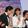 Adrien Brody et Monica Bellucci - Cérémonie de clôture du 67e Festival du film de Cannes le 24 mai 2014.
