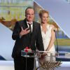 Quentin Tarantino et Uma Thurman - Cérémonie de clôture du 67e Festival du film de Cannes le 24 mai 2014