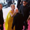 Quentin Tarantino, Uma Thurman, Gilles Jacob et John Travolta - Montée des marches du film "Sils Maria" lors du 67e Festival du film de Cannes le 23 mai 2014.
