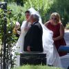 Exclusif - La jolie Casey Wilson et David Caspe se sont mariés lors d'une cérémonie intime au Ojai Valley Inn à Ojai, le 25 mai 2014.