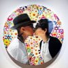 Photo de Pharrell Williams et Helen Lasishanh exposée pour G I R L, dans la Salle de Bal de la Galerie Perrotin, Paris 3e.