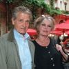 Bernard d'Ormale et sa femme Brigitte Bardot à Paris le 13 juin 2002
