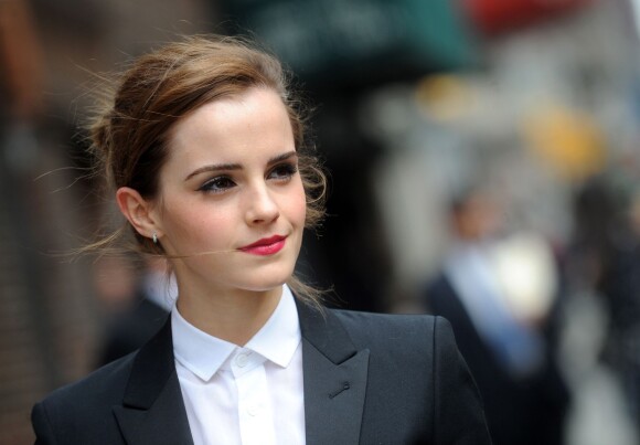 Emma Watson à New York le 25 mars 2014