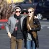 Evan Rachel Wood, enceinte, et Jamie Bell à Los Angeles le 15 janvier 2013.