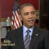 Barack Obama parle de sa fille Malia (à partir de 9 minutes), lors de l'émission Live with Kelly & Michael, le 30 mai 2014.