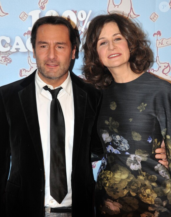 Gilles Lellouche et Valerie Lemercier à l'avant-première du film "100% Cachemire" au cinéma Pathé Beaugrenelle à Paris, le 9 décembre 2013.