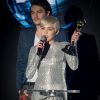 Miley Cyrus lors des World Music Awards au sporting de Monaco, le 27 mai 2014. 