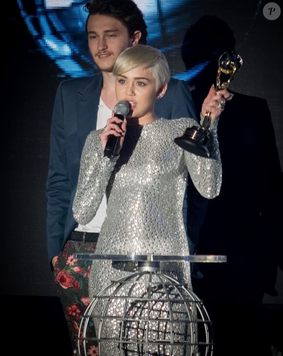 Miley Cyrus lors des World Music Awards au sporting de Monaco, le 27 mai 2014. 
